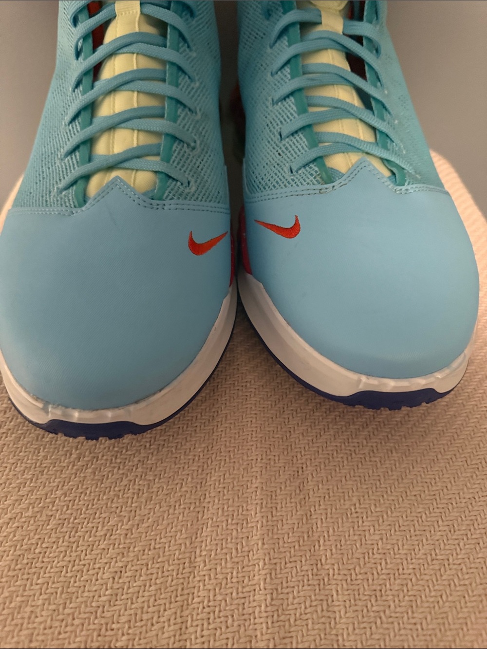 Nike LeBron 19 Low Blue Chill-D09828-400 New without Box Sz 18 - Picture 6 of 7